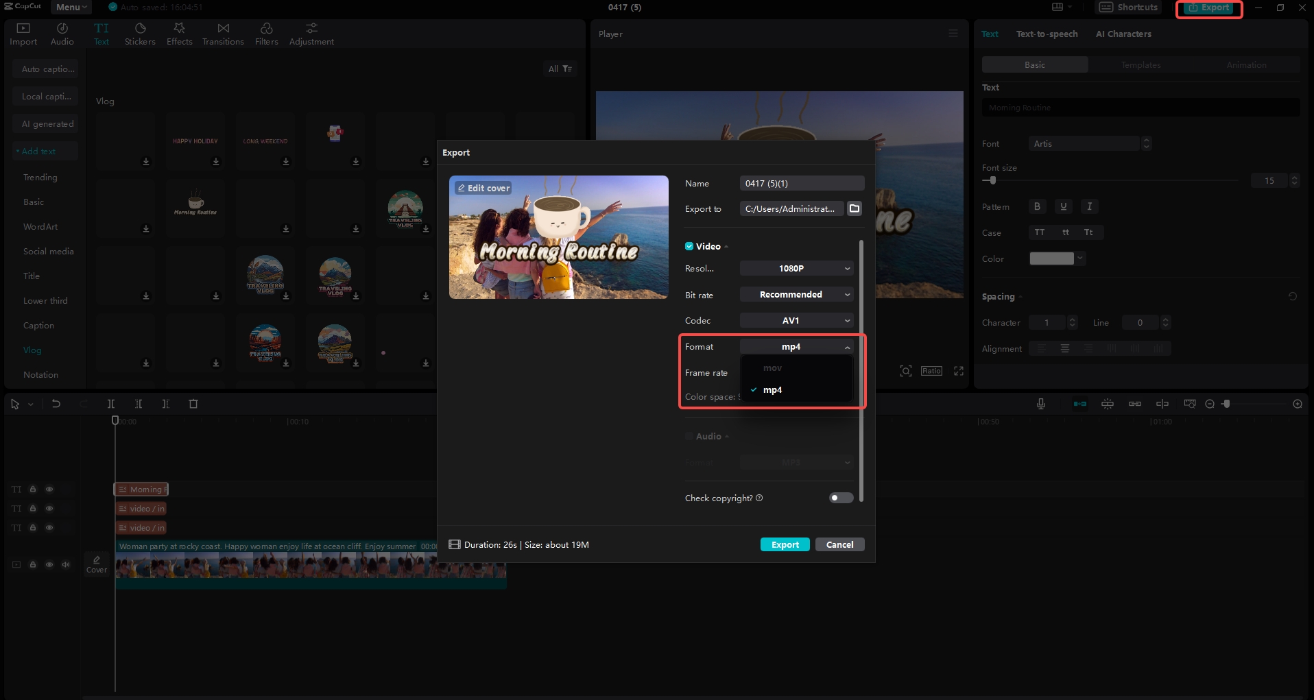 Convert MKV to MP4